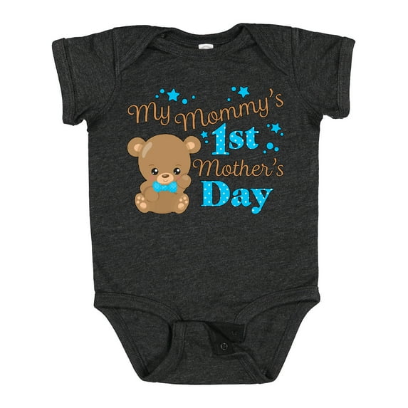 Inktastic Mommys 1st Mothers Day-cute Baby Bear Boys or Girls Baby Bodysuit