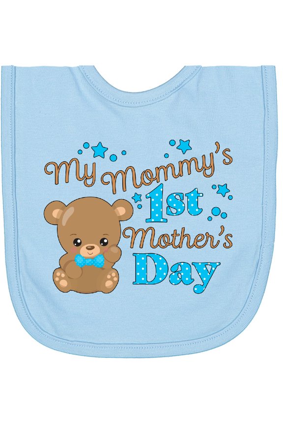 Mommys 1st Mothers Day-cute Baby Bear Newborn Bib