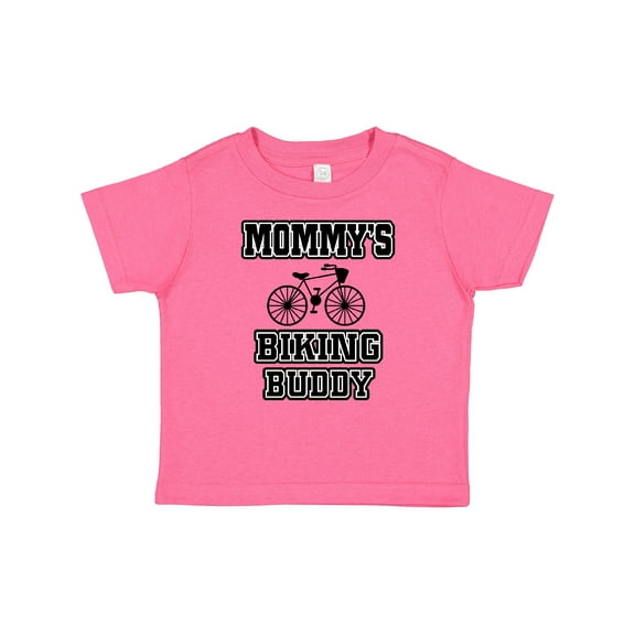 Inktastic Mommys Biking Buddy Boys or Girls Baby T-Shirt