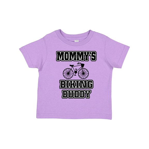 Inktastic Mommys Biking Buddy Boys or Girls Toddler T-Shirt