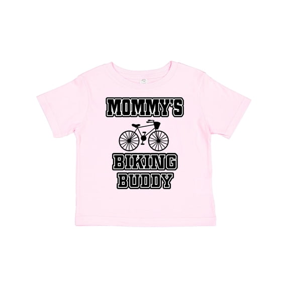 Inktastic Mommys Biking Buddy Boys or Girls Toddler T-Shirt