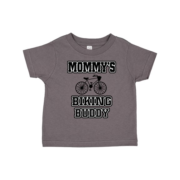 Inktastic Mommys Biking Buddy Boys or Girls Toddler T-Shirt