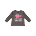 thumbnail image 1 of Inktastic Mommys Fishing Buddy Girls Girls Long Sleeve Toddler T-Shirt, 1 of 5
