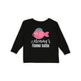 thumbnail image 1 of Inktastic Mommys Fishing Buddy Girls Girls Long Sleeve Toddler T-Shirt, 1 of 5