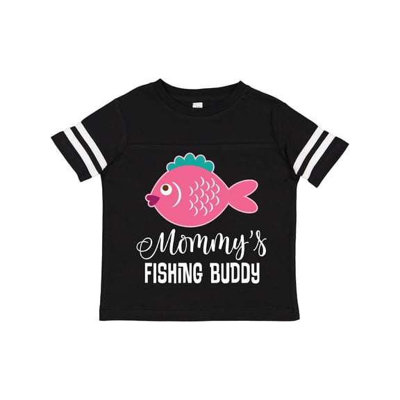 Inktastic Mommys Fishing Buddy Girls Girls Toddler T-Shirt