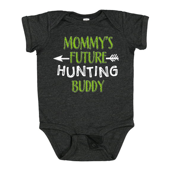 Inktastic Mommys Future Hunting Buddy Boys or Girls Baby Bodysuit