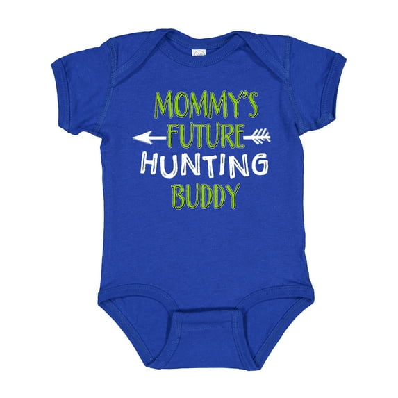 Inktastic Mommys Future Hunting Buddy Boys or Girls Baby Bodysuit