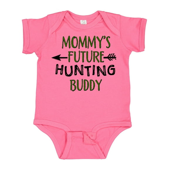 Inktastic Mommys Future Hunting Buddy Boys or Girls Baby Bodysuit