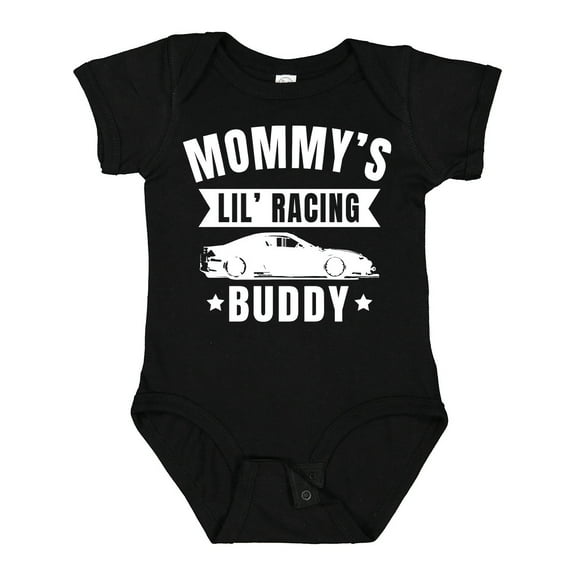 Inktastic Mommys Lil Racing Buddy Boys or Girls Baby Bodysuit