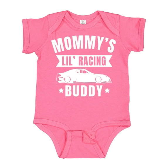 Inktastic Mommys Lil Racing Buddy Boys or Girls Baby Bodysuit