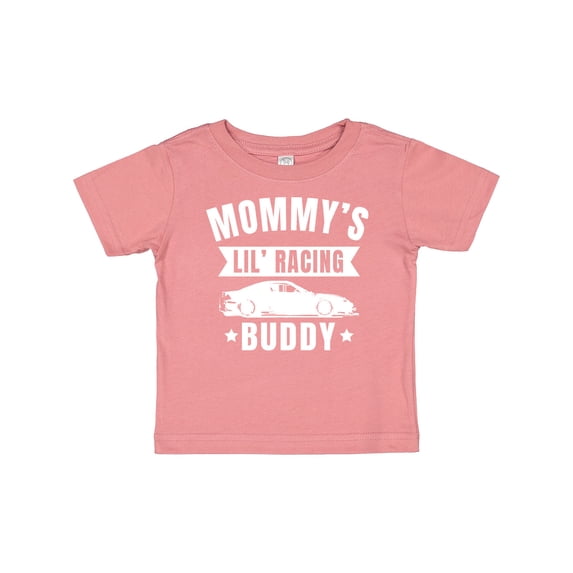 Inktastic Mommys Lil Racing Buddy Boys or Girls Baby T-Shirt