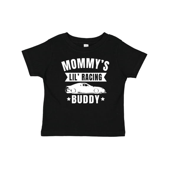 Inktastic Mommys Lil Racing Buddy Boys or Girls Baby T-Shirt