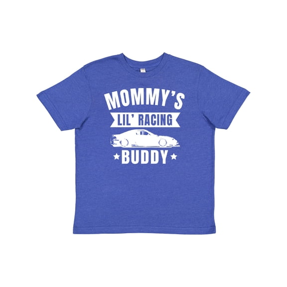 Inktastic Mommys Lil Racing Buddy Youth T-Shirt