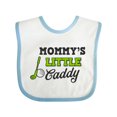 thumbnail image 1 of Inktastic Mommys Little Caddy with Golf Club and Ball Boys or Girls Baby Bib, 1 of 4