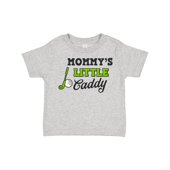 Inktastic Mommys Little Caddy with Golf Club and Ball Boys or Girls Toddler T-Shirt