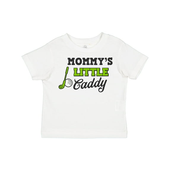 Inktastic Mommys Little Caddy with Golf Club and Ball Boys or Girls Toddler T-Shirt