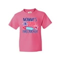 thumbnail image 1 of Inktastic Mommys Little Firecracker with Rocket and Fireworks Youth T-Shirt, 1 of 5