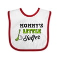 thumbnail image 1 of Inktastic Mommys Little Golfer with Golf Club and Ball Boys or Girls Baby Bib, 1 of 4