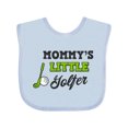 thumbnail image 1 of Inktastic Mommys Little Golfer with Golf Club and Ball Boys or Girls Baby Bib, 1 of 4