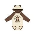 thumbnail image 1 of Inktastic Mommys Little Monkey Baby Boy Boys Long Sleeve Baby Bodysuit, 1 of 5