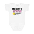 thumbnail image 1 of Inktastic Mommys Little Pitcher Softball Girls Baby Bodysuit, 1 of 5