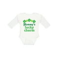 thumbnail image 1 of Inktastic Mommys Lucky Charm St Patricks Day Boys or Girls Long Sleeve Baby Bodysuit, 1 of 5
