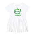 thumbnail image 1 of Inktastic Mommys Lucky Charm St Patricks Day Girls Baby Dress, 1 of 5