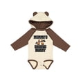 thumbnail image 1 of Inktastic Mommys Skiing Buddy for Kids Boys or Girls Long Sleeve Baby Bodysuit, 1 of 5