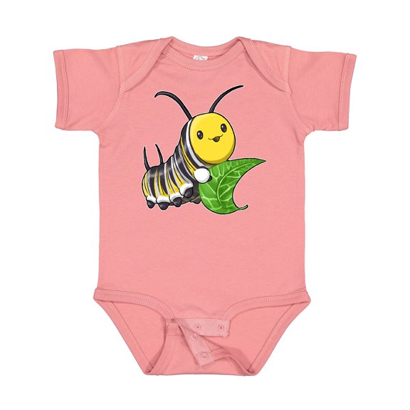 Inktastic Monarch Butterfly Caterpillar Cute Baby Insect Boys or Girls Baby Bodysuit