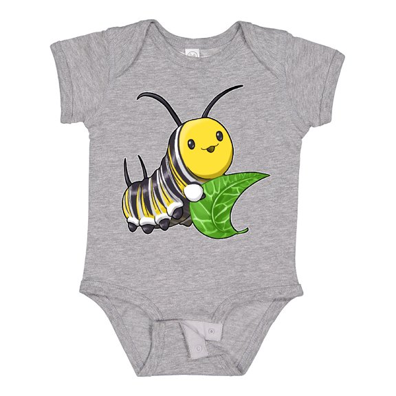 Inktastic Monarch Butterfly Caterpillar Cute Baby Insect Boys or Girls Baby Bodysuit