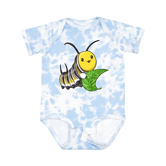 Inktastic Monarch Butterfly Caterpillar Cute Baby Insect Boys or Girls Baby Bodysuit