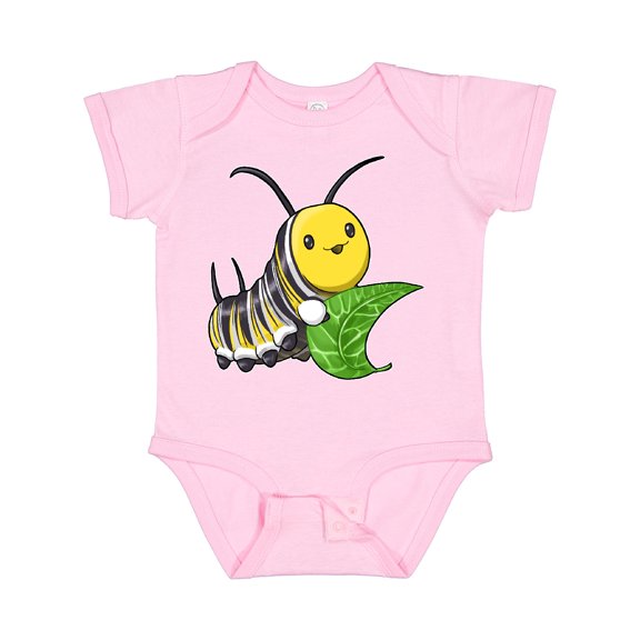 Inktastic Monarch Butterfly Caterpillar Cute Baby Insect Boys or Girls Baby Bodysuit
