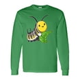 thumbnail image 1 of Inktastic Monarch Butterfly Caterpillar Cute Baby Insect Long Sleeve T-Shirt, 1 of 5