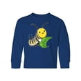thumbnail image 1 of Inktastic Monarch butterfly caterpillar- cute baby insect Long Sleeve Youth T-Shirt, 1 of 5