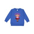 thumbnail image 1 of Inktastic Monkey 4th Birthday 4 Year Old Girl Toddler Sweatshirt, 1 of 4