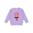 thumbnail image 1 of Inktastic Monkey 4th Birthday 4 Year Old Girl Toddler Sweatshirt, 1 of 4