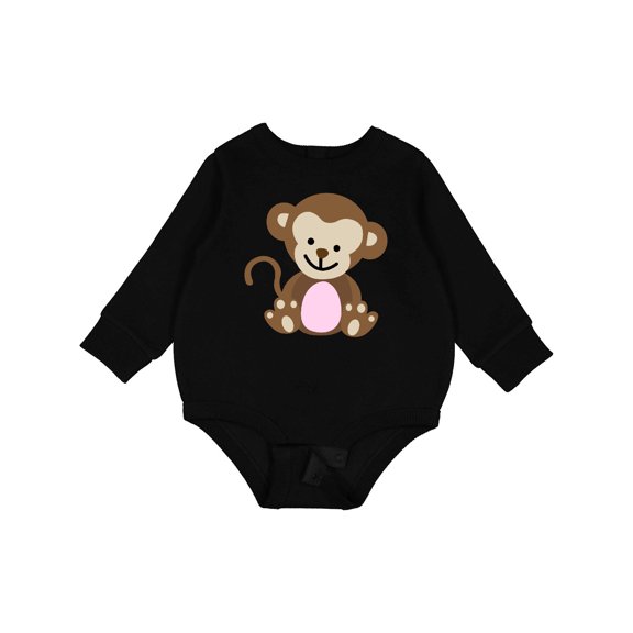 Inktastic Monkey Baby Fleece Bodysuit