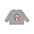 thumbnail image 1 of Inktastic Monkey Baby Sweatshirt, 1 of 4