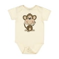 thumbnail image 1 of Inktastic Monkey Boys or Girls Baby Bodysuit, 1 of 5