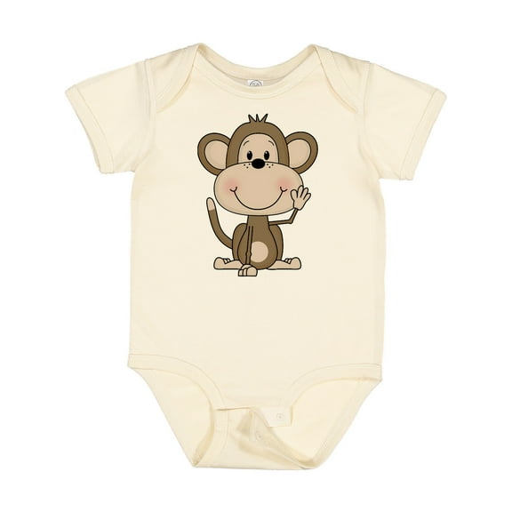 Inktastic Monkey Boys or Girls Baby Bodysuit
