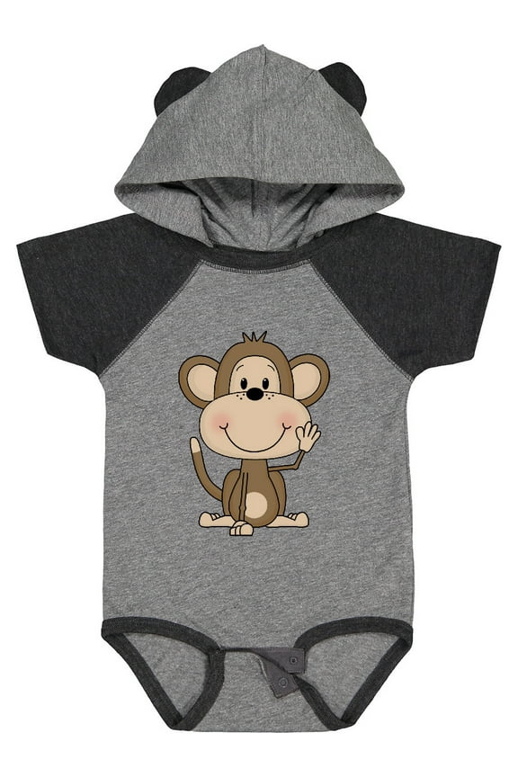 Monkey Boys or Girls Baby Bodysuit