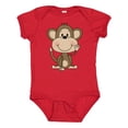 thumbnail image 1 of Inktastic Monkey Boys or Girls Baby Bodysuit, 1 of 5
