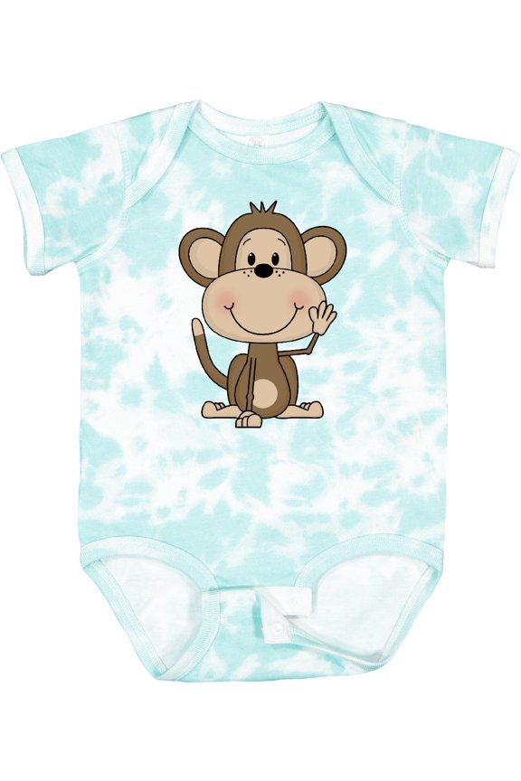 Monkey Boys or Girls Baby Bodysuit