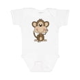 thumbnail image 1 of Inktastic Monkey Boys or Girls Baby Bodysuit, 1 of 5