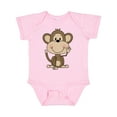 thumbnail image 1 of Inktastic Monkey Boys or Girls Baby Bodysuit, 1 of 5