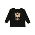 thumbnail image 1 of Inktastic Monkey Boys or Girls Long Sleeve Toddler T-Shirt, 1 of 5