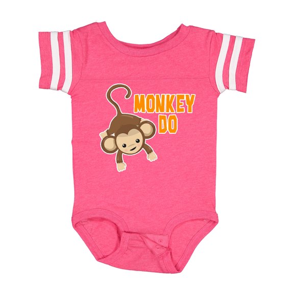 Inktastic Monkey Do with Monkey Boys or Girls Baby Bodysuit