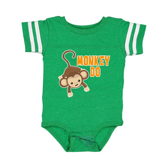 Inktastic Monkey Do with Monkey Boys or Girls Baby Bodysuit