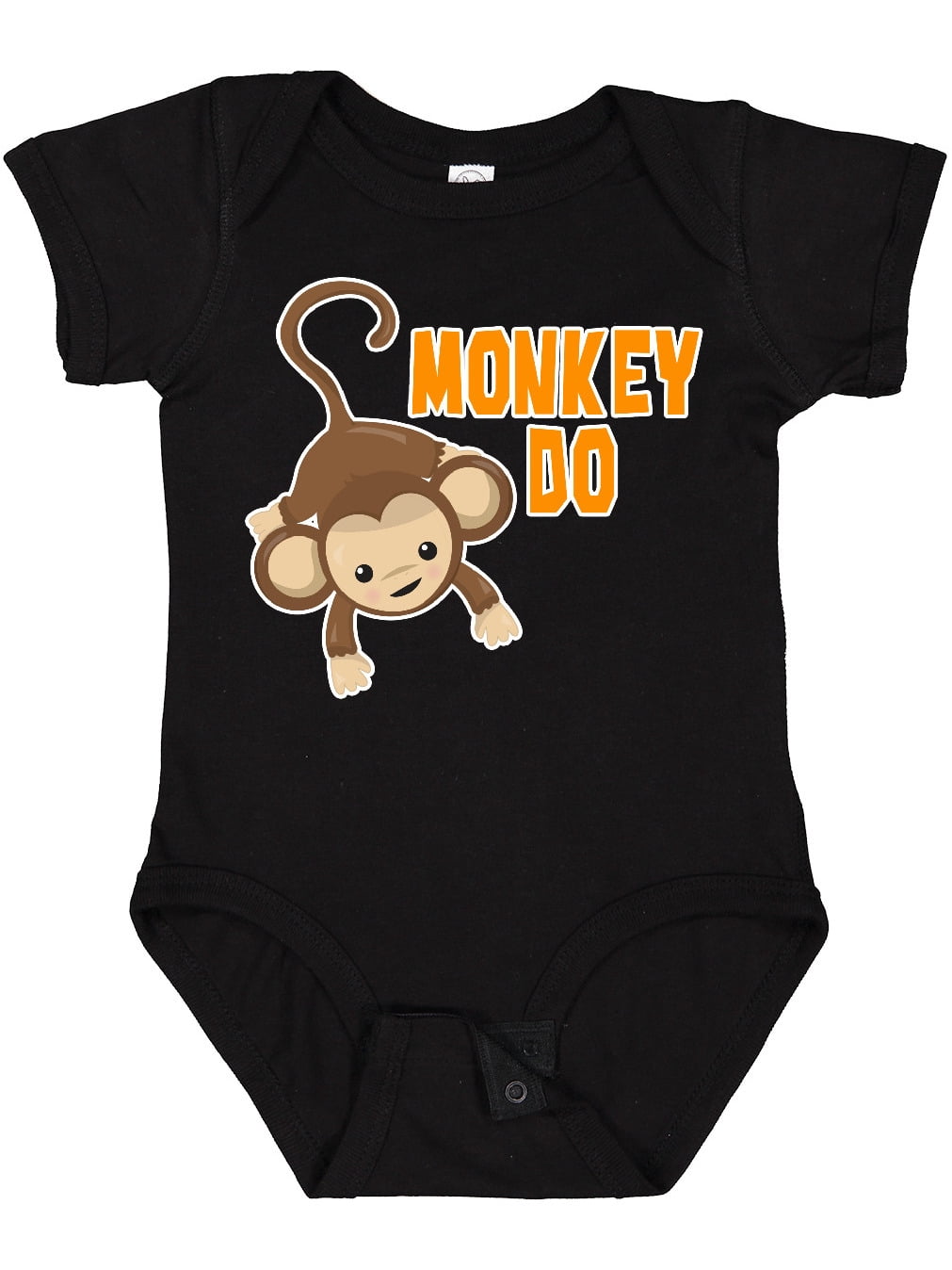 Inktastic Monkey Do with Monkey Boys or Girls Baby Bodysuit