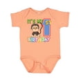 thumbnail image 1 of Inktastic Monkey First Birthday Boys or Girls Baby Bodysuit, 1 of 5